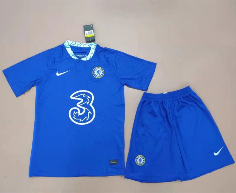 Chelsea 22/23 Home Jersey and Short Kit - Soccer Jerseys, Shirts ...