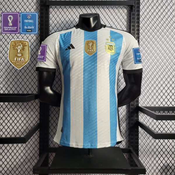 2022 World Cup 3-star Argentina Home Jersey Player Version