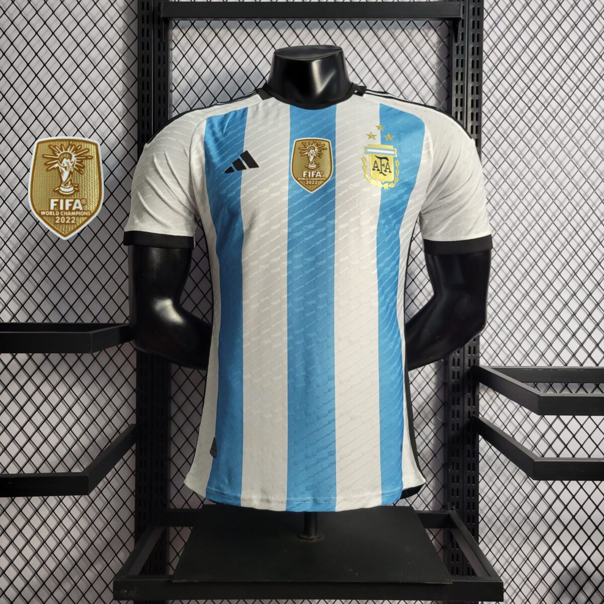 2022 World Cup 3-star Argentina Home Jersey Player Version