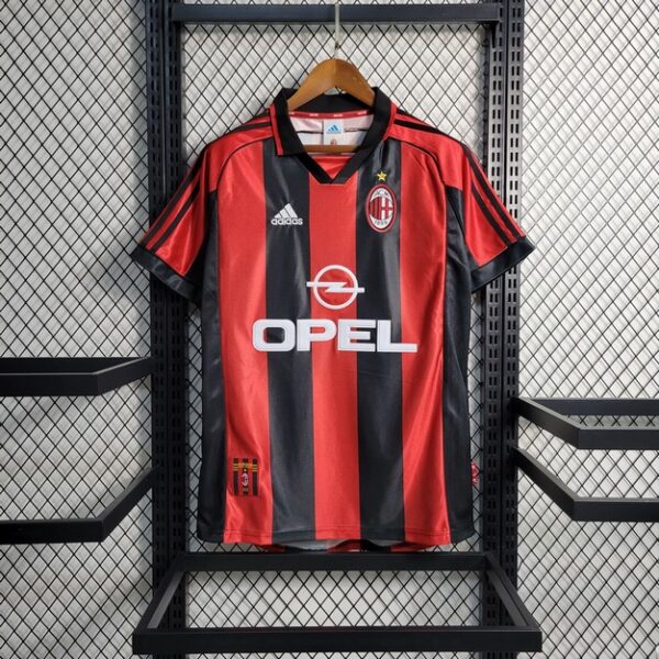 AC Milan 1998/99 Home Retro Jersey