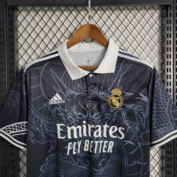 Real Madrid 2023-24 Black Dragon Special Edition - Soccer Jerseys, Shirts &  Shorts